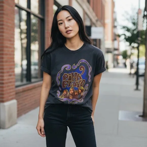 People of Leisure Pink Floyd Graphic T-Shirt, M - Picture 1 of 10